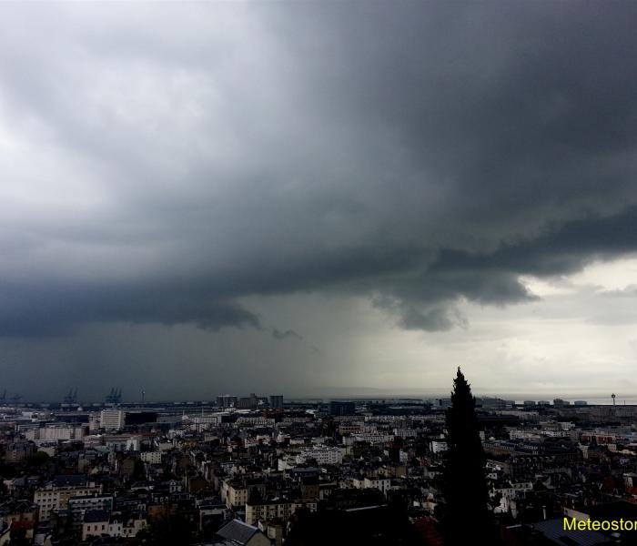 Orage du 10/05/2016 au Havre (76)