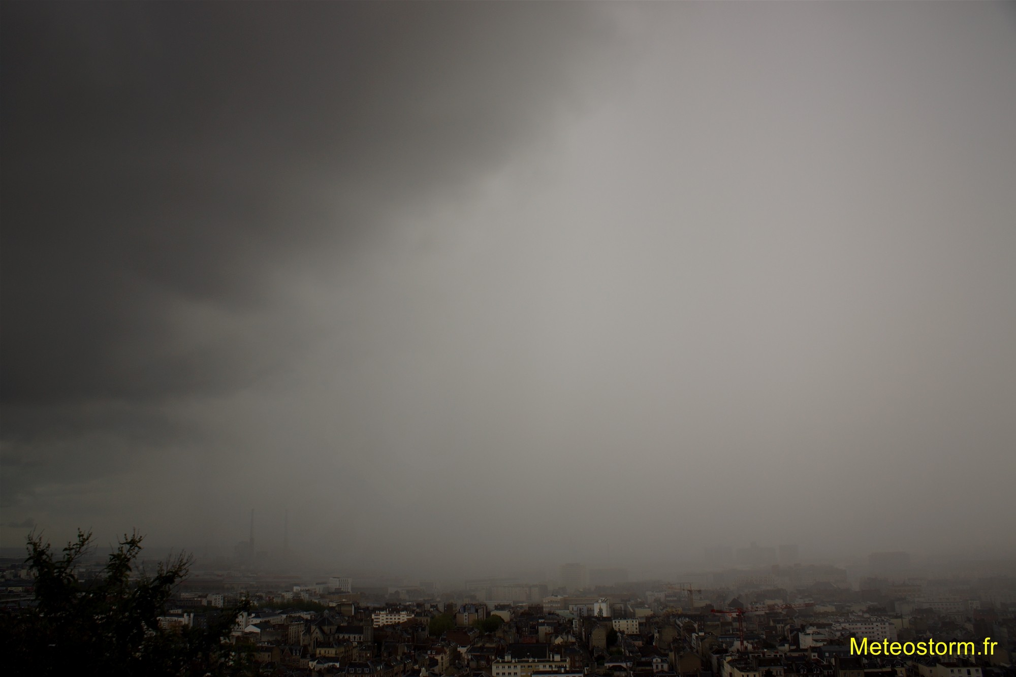 Orage très pluvieux du 10/05/2016 au Havre (76)